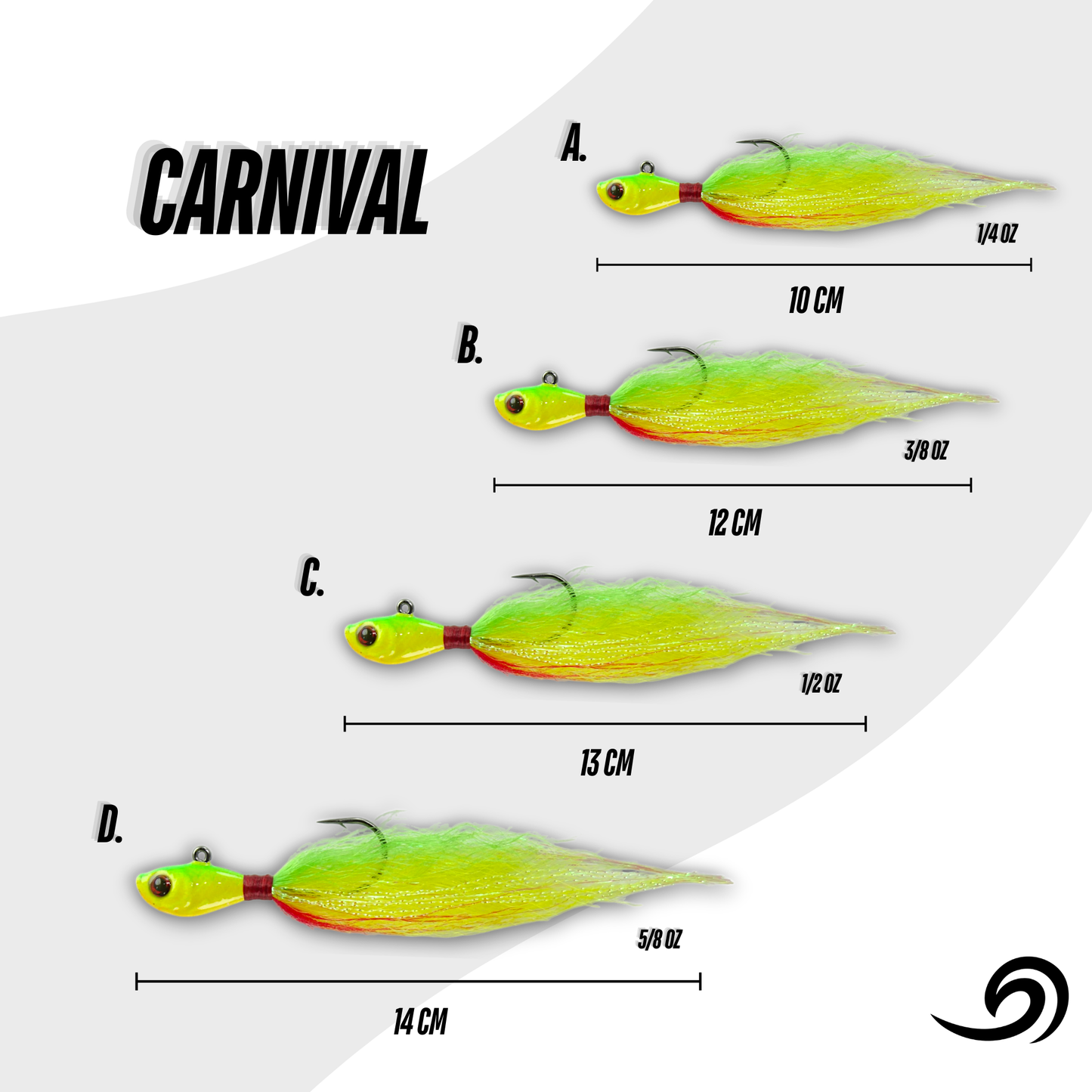 Carnival Rapid Minnow Jig.